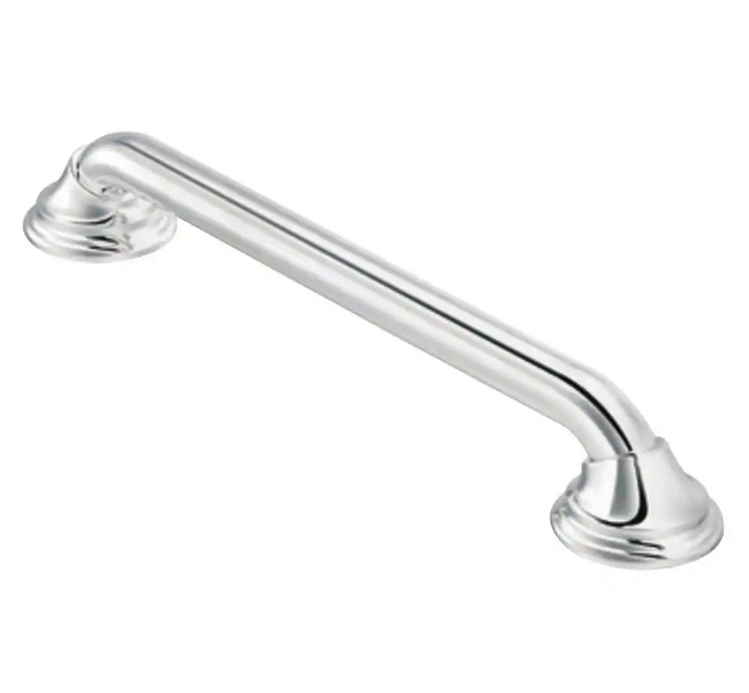 Moen Elite Care curl-grip grab bar in a bathroom