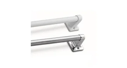 Towel bar that doubles as a grab bar